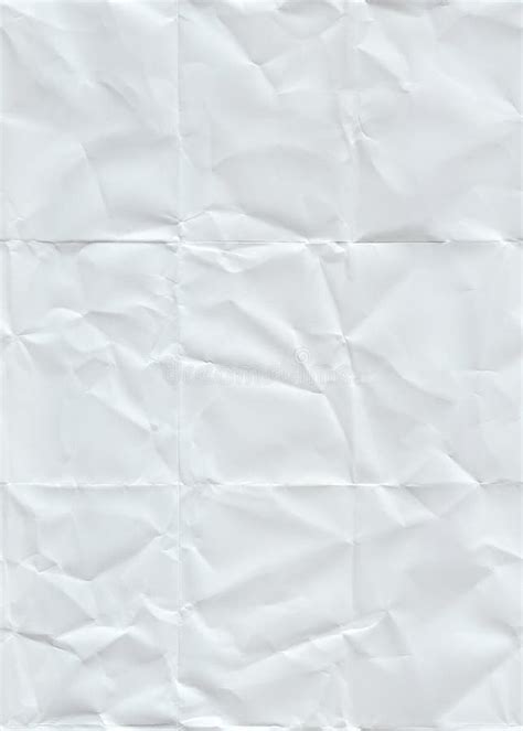 Seamless Pattern With A Texture Of Folded And Crumpled White Paper