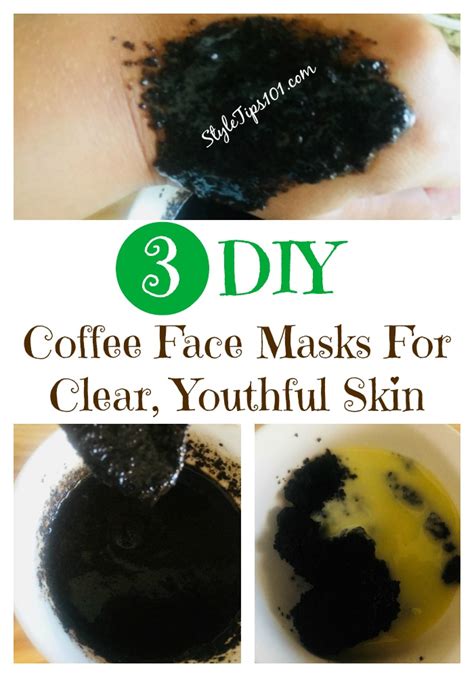 DIY Coffee Face Masks For Clear Youthful Skin
