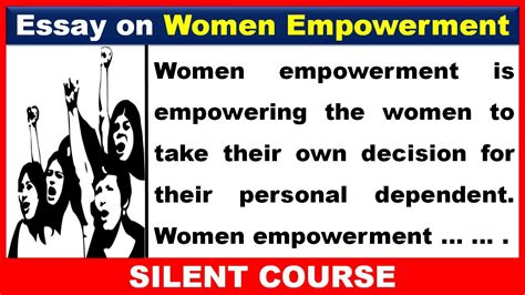 Essay On Women Empowerment In English Youtube