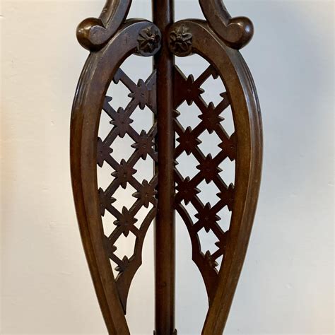 Victorian Carved Mahogany Plant Stand Other Antique Furniture