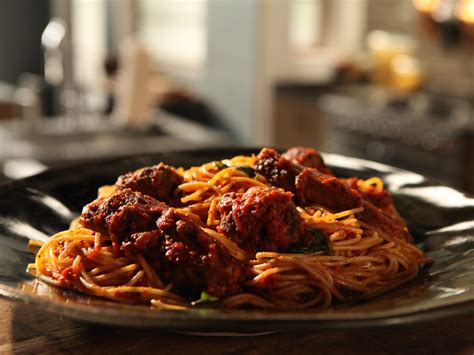 Bake for 10 minutes or until the cheese starts to melt. Michael symon Spaghetti with Meatballs from ...