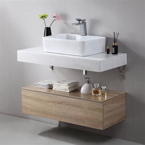 Using thrifted furniture to create a vanity is a wonderful idea as it can get you some pretty unique results without breaking the bank. DIY Modern Floating Vanity - Floating Bathroom Vanity ...