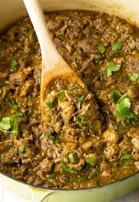 Pork Green Chili Recipe New Mexico Chile Verde A Spicy Perspective