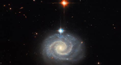 Hubble Space Telescope Observes Galaxy With Forbidden Light