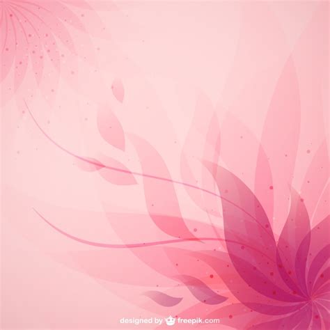Premium Vector Pink Abstract Flower Background