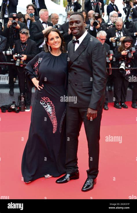 Omar Sy With Wife Hélène Top Gun Maverick Cannes Film Festival Screening 75th Cannes Film