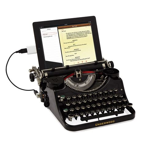 Usb Typewriter Electric Type Writer Typewriters Uncommongoods