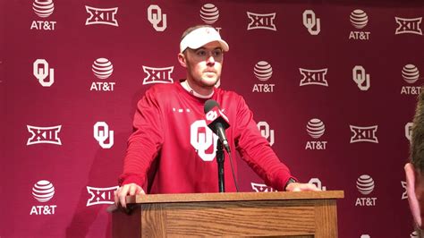 Oklahoma Hc Lincoln Riley Speaks After Sooners Beat Tcu Youtube
