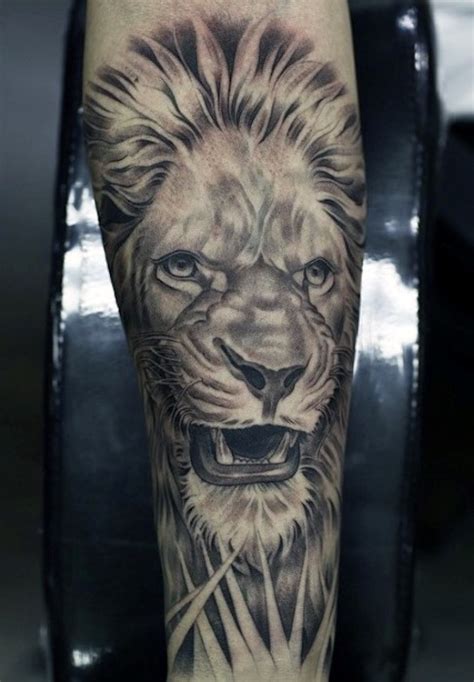 40 Lion Forearm Tattoos For Men Manly Ink Ideas