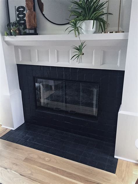 How To Paint Tile Around A Fireplace Life Love Larson