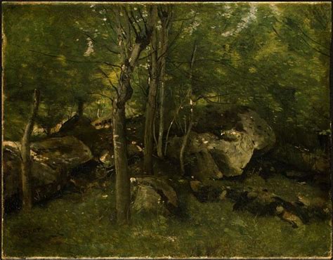 In The Forest Of Fontainebleau By Camille Corot Realism