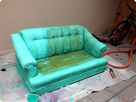 We usually use polycrylic or polyurethane to finish. Sofa Paint Spray Painting Upholstery It Can Be Done With ...