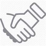 Icon Handshake Transparent Contract Business Icons Background