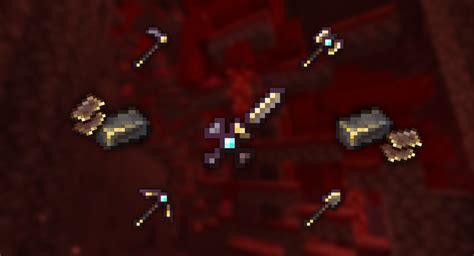 I Remade All Of The Textures For Netherite And Its Tools Minecraft