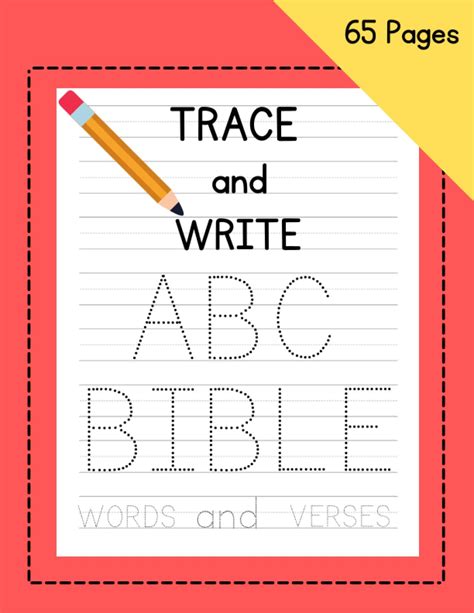 Abc Trace And Write Bible Verse Handwriting Practice Workbooks For