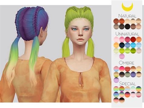 46 Swatches Found In Tsr Category Sims 4 Female Hairstyles Sims 4