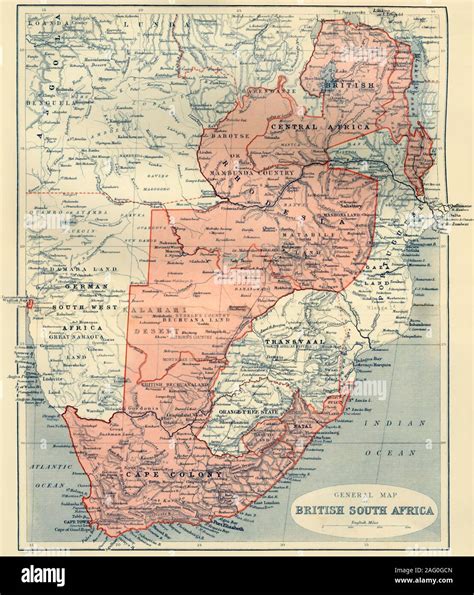 South Africa 1900 Map Hi Res Stock Photography And Images Alamy