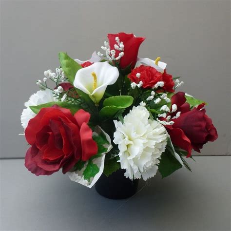 Including faux flowers, artificial orchid, and peony flowers. Grave Vases For Flowers Uk | Artificial flower ...