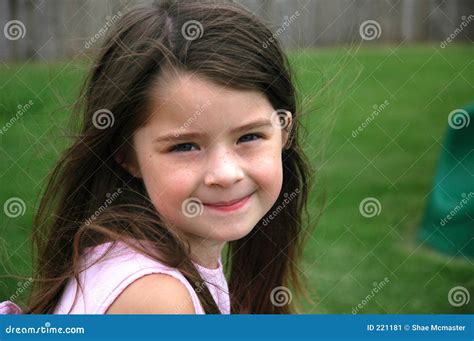 Adorable Five Year Old Girl Stock Image Image Of Adolescent Girl 221181