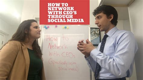 How To Network With Ceos Through Social Media Executive Networking