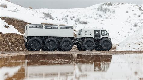 sherp international unveils sherp the ark 3400 atv terrain vehicle sport utility vehicle all