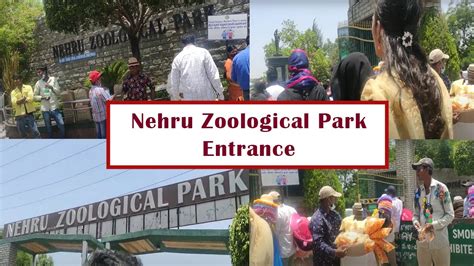 Nehru Zoological Park Entrance Nehru Zoological Park Hyderabad Outside