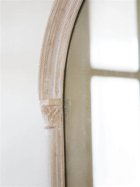 Eloquence Renaissance Mirror In Lime Washed Oak Finish Oak Finish