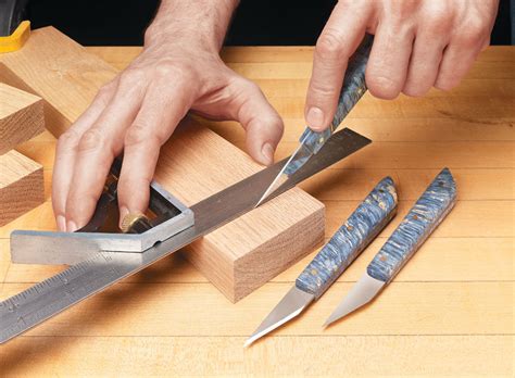 Shop Made Marking Knives Woodworking Project Woodsmith Plans
