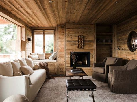 Rustic Mountain Chalet In Switzerland Provides Relaxed Interiors