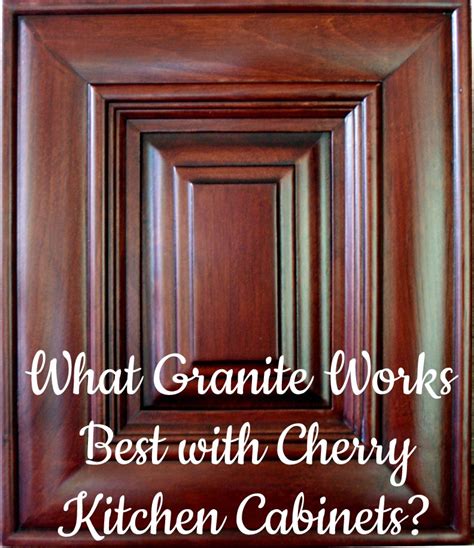 I love how rich the two cherries look together.is it to dark though. Best Granite Countertops for Cherry Cabinets