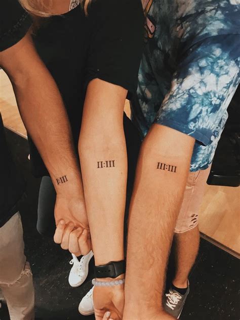 Best Friends Tattoo Idea Sibling Tattoos Matching Bff Tattoos Three