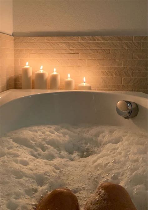 cozy bath relaxing bath bathtub aesthetic vision board mood board