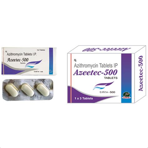 Azithromycin currently remains one of preferable antibiotics in treatment of upper and lower air passage infections. Azithromycin 500 Mg Tablets Supplier & Exporter,India