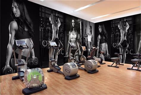 Wdbh Custom Mural 3d Photo Wallpaper Gym Sexy Black And White Photo Tv