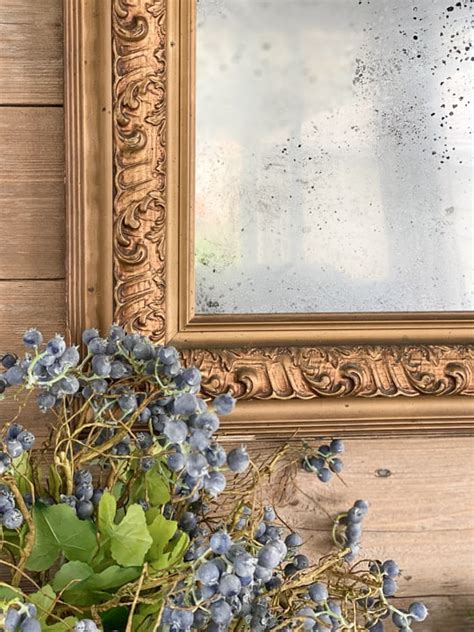 On the craigslist mirror, i liked the gold frame but wanted to tone it down a bit. DIY Antique Mirror - Easy To Do And Looks Authentic - My ...
