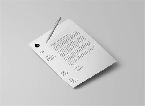 Letterhead Psd Mockup Download For Free Designhooks