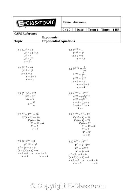 grade  english mathematics term  exponents  classroom