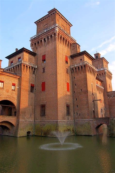 Estense Castle - Ferrara, Emilia Romagna, Italy | Castle, Beautiful castles, Italian castle