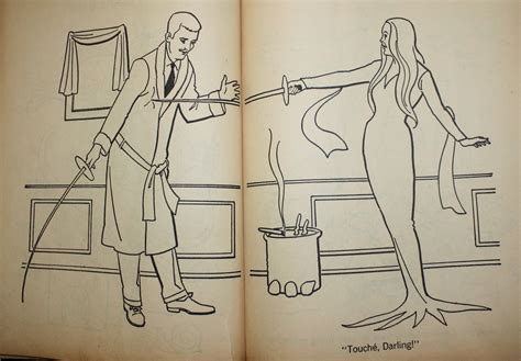 The premise of the series. The Addams Family - A Coloring Book (1965)