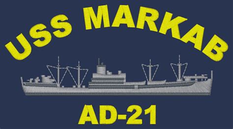 Ad 21 Uss Markab Embroidered Hat