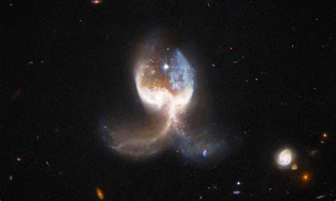 Astronomers Discover Cosmic ‘angel Wings Caused By Collision Of 2