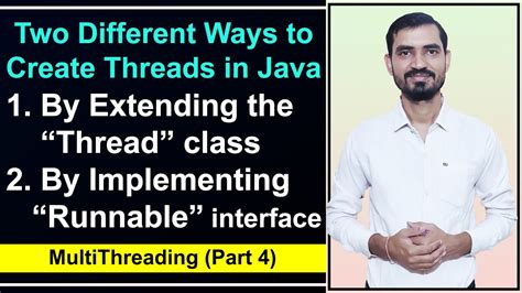 How To Create Thread Using Thread Class And Runnable Interface In Java