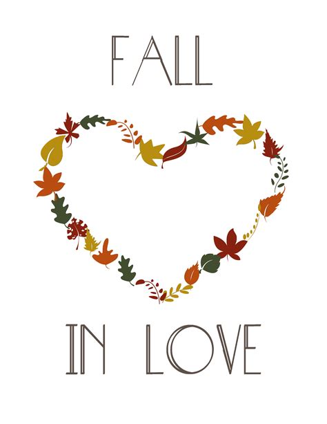 Fall In Love Printable Amy Allender