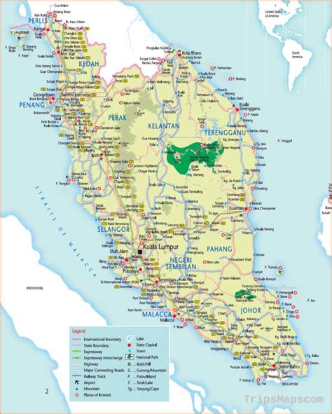 Map Of Malaysia Where Is Malaysia Malaysia Map English Malaysia