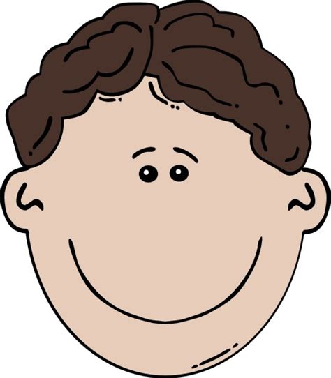 Boy Face Cartoon Clip Art Free Vector In Open Office Drawing Svg Svg