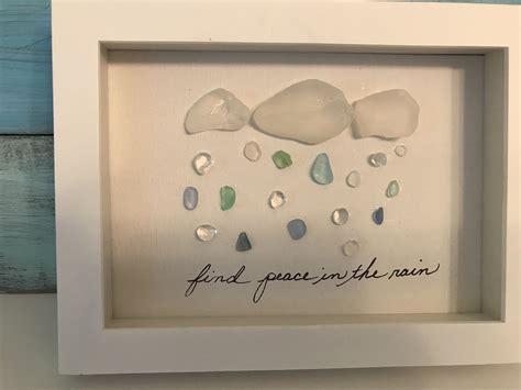 Love This Piece With The Sea Glass Sea Glass Art Projects Sea Glass Crafts Sea Glass Diy