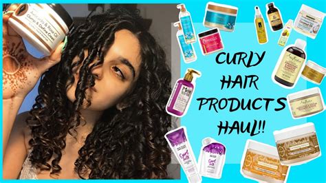 Curly Hair Products Haul Bounce Curl Not Your Mothers Treluxe