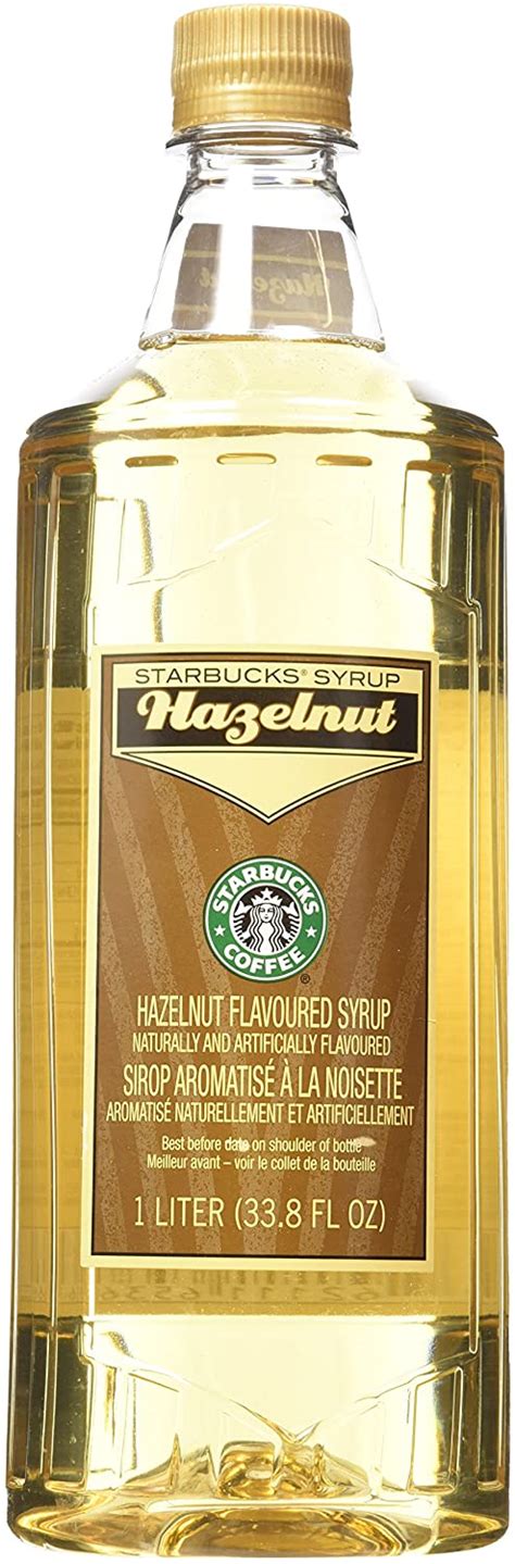 Starbucks Hazelnut Flavour Syrup Litre Approved Food