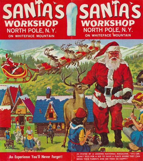 santa s workshop north pole new york by the cardboard america archives workshop