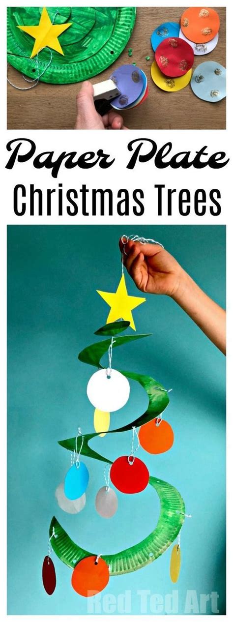 Paper Plate Christmas Tree Whirligig With Images Preschool